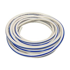 1/2" Heavy Duty Braided PVC Tubing Reinforced Hose, Non-Toxic for RV Pressurized Hot Water Line (5 Feet)