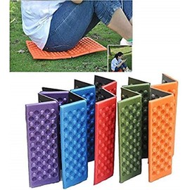 Boolavard Foldable Folding Outdoor Camping Mat Seat Foam XPE Cushion Portable Waterproof Chair Picnic Mat Pad 1 Color Sent in Random (Green)