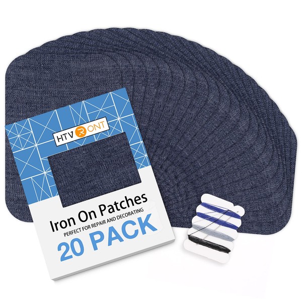 HTVRONT Iron on Patches for Clothing Repair, Cotton Patches Iron