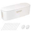 Cable Management Box - Large Cord Organizer Box to Hide