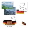 BDM Germany Bracelet, Elastic Germany Flag Bangle for Men and