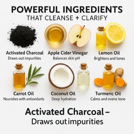 Charcoal Underarm Soap 3-Pack, 4 oz Bars – Activated Charcoal & Goat’s Milk – Deep Clean for Odor, Acne, Armpits, Back & Face – Tea Tree, Lemon, ACV, Turmeric – Handmade & Natural