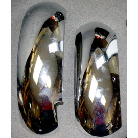 Cherry Dixie Chrome Minibike Fender Set LH Notch Universal Rupp Moto Skeeter