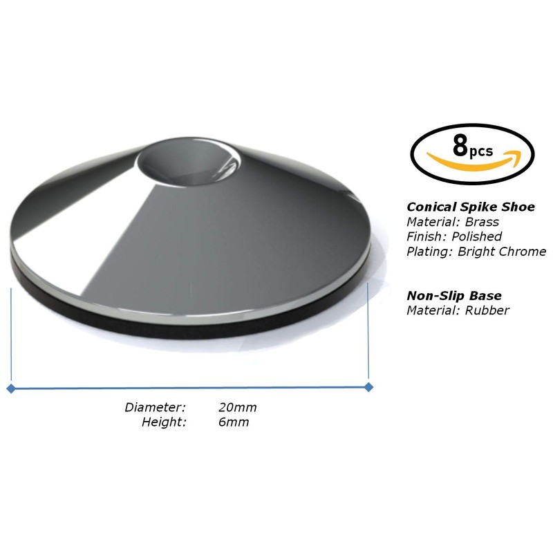 Speaker Subwoofer & HiFi Stand Isolation & Floor Protector Spike