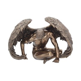 Nemesis Now Angels Rest Figurine 20cm, Resin, Bronze, Naked Angel Ornament