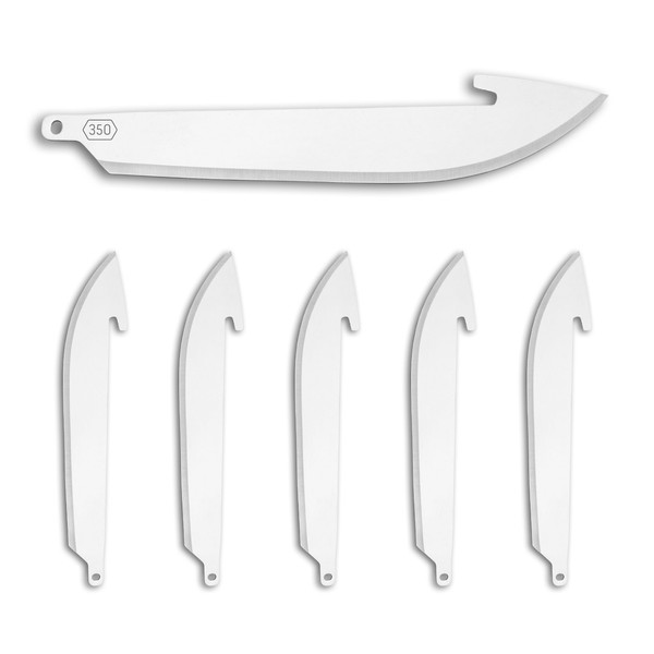 OUTDOOR EDGE 3.5" RazorSafe Replacement Knife Blades, 6 Pieces