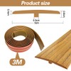 Wapasezyar T Profile Transition Strip Floor PVC Door Sill Strip,