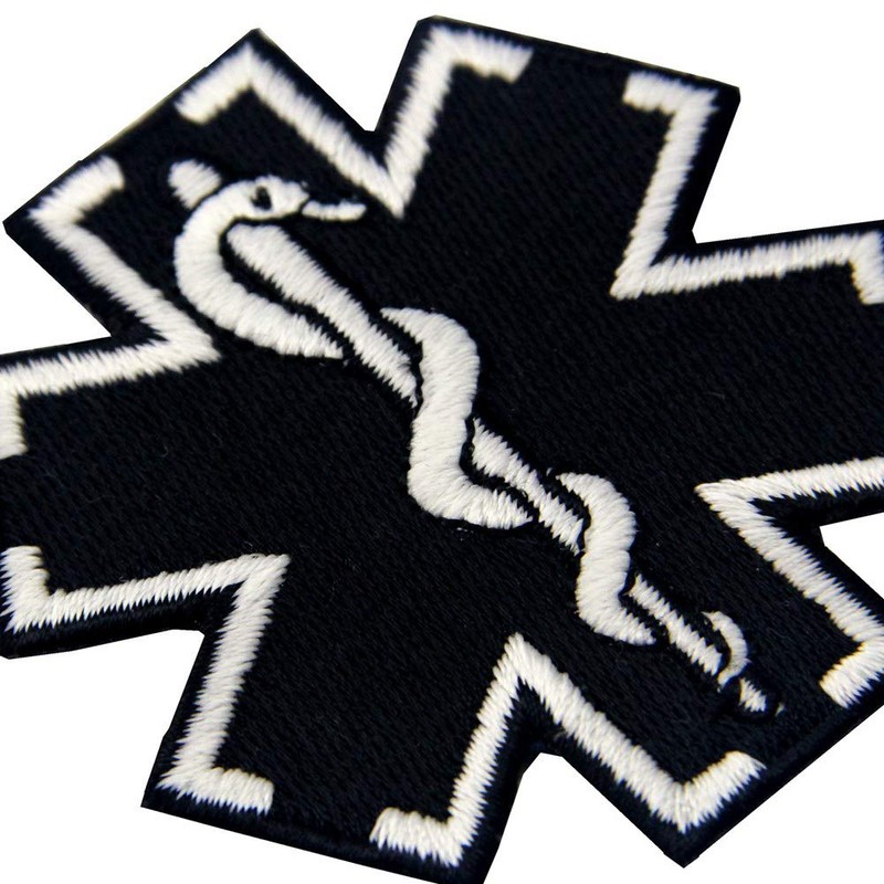 Tactical Medic Paramedic Star of Life EMS Embroidered Glow In
