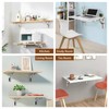 16 Inch Folding Brackets, 6 Packs Fold Down Shelf Brackets