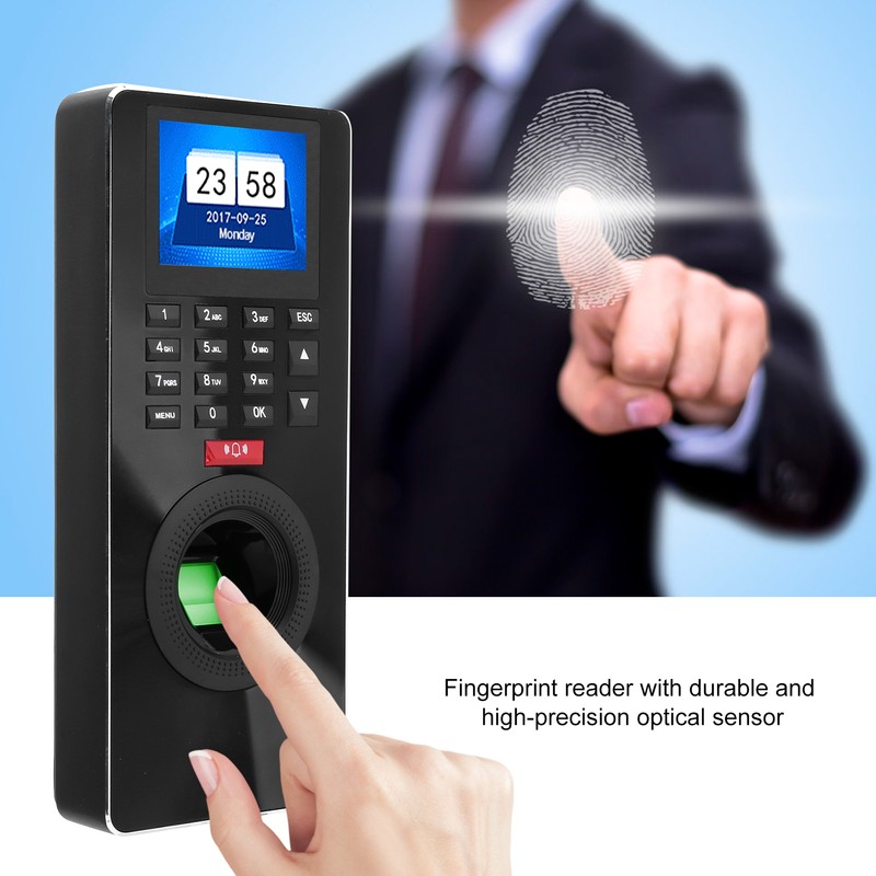Door Access Control Password Fingerprint Card 125KHZ RFID TCP IP
