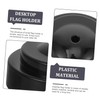 ORFOFE Desk Flag Holder Set 6pcs Mini Flag Stands for