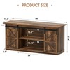Shahoo Farmhouse Sideboard Buffet Cabinet, Coffee Bar Storage with Sliding