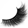 1 Pair Natural Thick False Eyelashes, Fluffy Curly Faux Lashes,