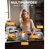 WantJoin 16Qt Aluminum Pressure Cooker w/Release Valve & Multiple Protective