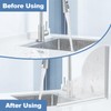 2 Pack Large Shower Splash Guard for Walk in Shower,