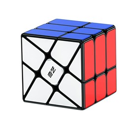 Oostifun Specific Cube Puzzle Sets Pack of 3 (Includes 3x3 Fluctuation Angle S Cube, Windmill S Cubes 2x3 Shape Mod, Fisher S 3x3x3 Shape Twisty Puzzles) (Black Patch)