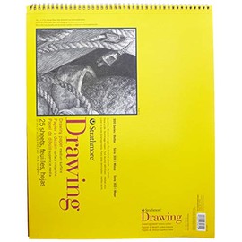 Strathmore 300 Series Drawing Pad, 14"x17" Wire Bound, 50 Sheets