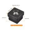 uxcell 4Pcs Inserts for Square Tubes with M10 Thread, for