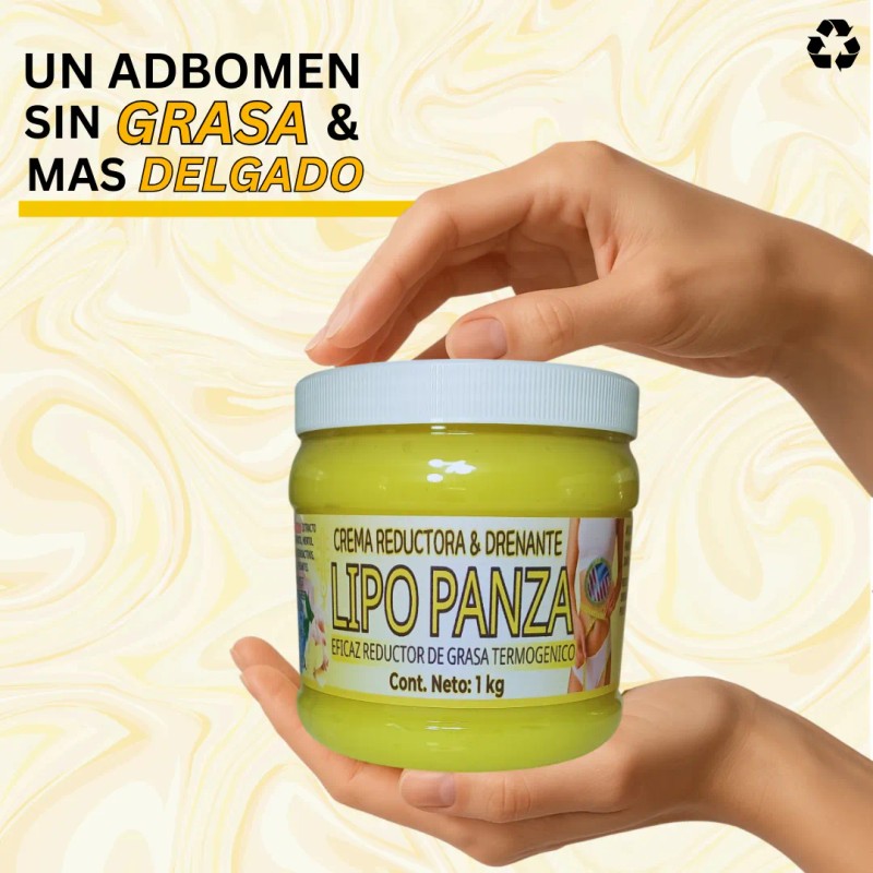 Crema Reductora Temogenico Lipo Panza Chupa Jengibre