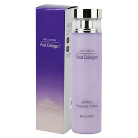 160ml emulsion that gently penetrates into the skin and creates a firm moisturizing film. / 피부에 부드럽게 스며들어 탄탄 보습막 에멀전 160ml
