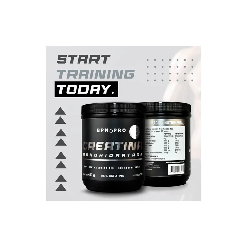 Creatina Monohidratada BPN PRO 500g – Potencia, Volumen y Recuperación