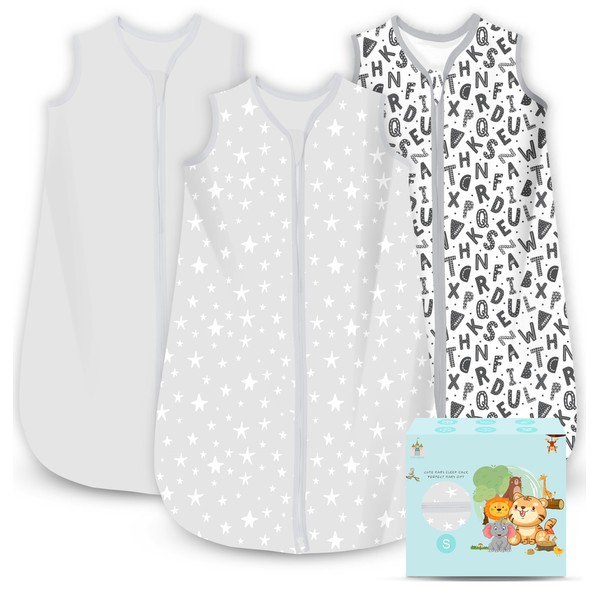 Cute Castle Baby Sleep Sack 0-6 Months - Lightweight 100%