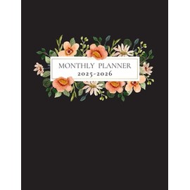 2025-2026 Monthly Planner: Two year Agenda Calendar with Holidays and Inspirational Quotes - Large Organizer and Schedule - 8.5 x 11