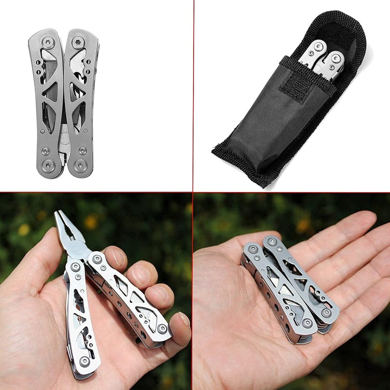 Mini Multitool Plier Set 12-in-1 Floding Plier Stainless Steel General