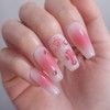 Rose Chrome Handmade Nail Tips - Points / 로즈크롬 수제네일팁