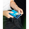 VULKIT Card Holder with Money Pocket Pop Up Wallet RFID