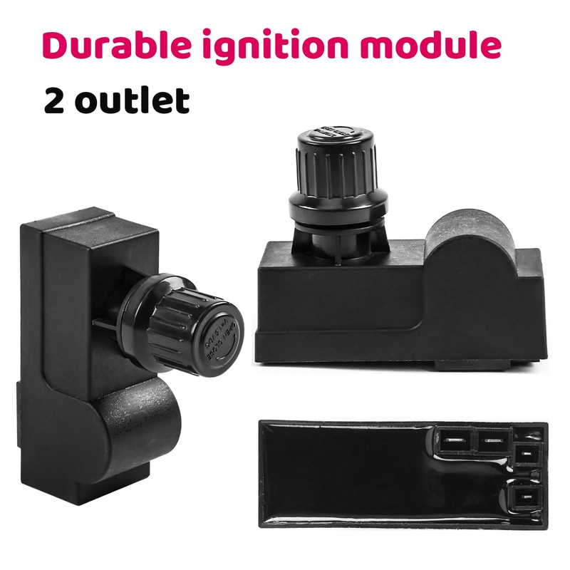 Uniflasy DHLG-12 Grill igniter Replacement Kit for Charbroil, 2 Outlet