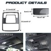 x xotic tech Interior Roof Reading Light Panel Cover Trim,