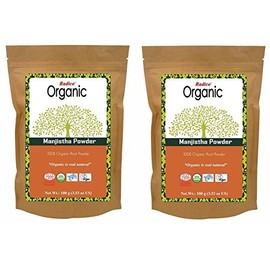 Radico Manjistha-Wurzelpulver 2er-Pack (2 x 100g) Rubia Cordifolia (bio, vegan) x2