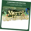 FUNOMOCYA 20pcs Christmas Snowflake Door Hanger Decorations Baubles Xmas Tree