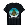 Christmas Tree Merry Christmas Tree Vintage Gift T-Shirt, black