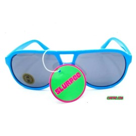 7-11 Blue Retro Collectible Adult Slurpee Mirrored Classic Neon Promo Sunglasses 90s