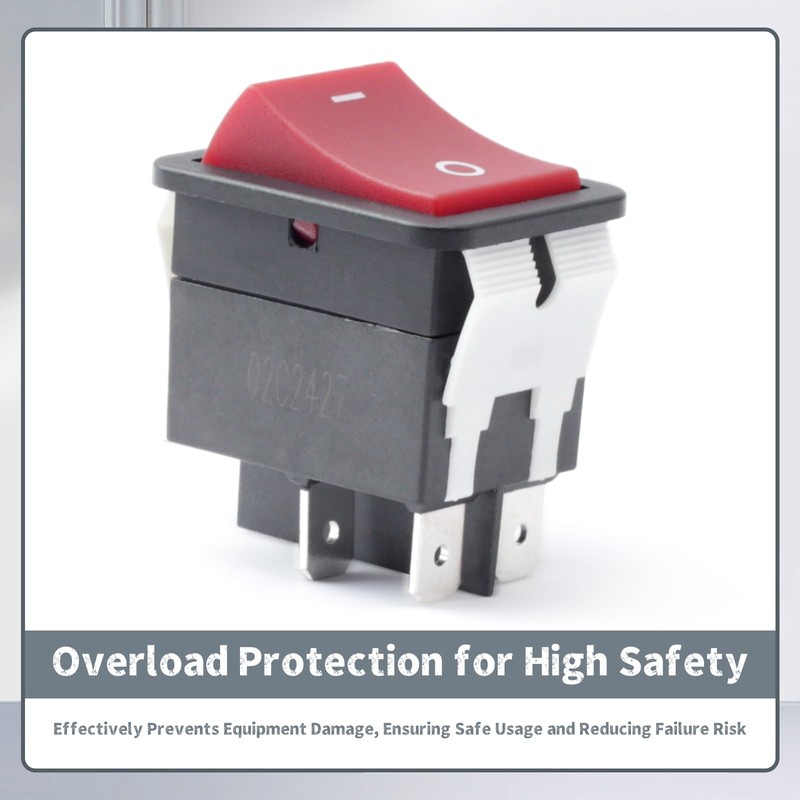 Erchon N043321 Rocker Switch 4-Pin Replacement for DeWalt Air Compressor