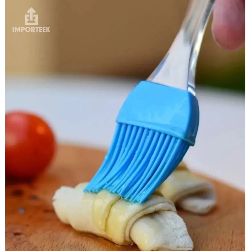 Importeek Espatula Miserable + Brocha Silicon Reposteria Cocina Pastel