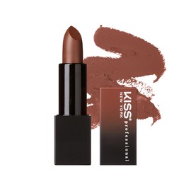 KISS New York Professional Rich Pigmented Lipstick, Smooth&Creamy Satin Finish, Long Lasting, Infused with Shea Butter and Vitamin E (Latte Foam)