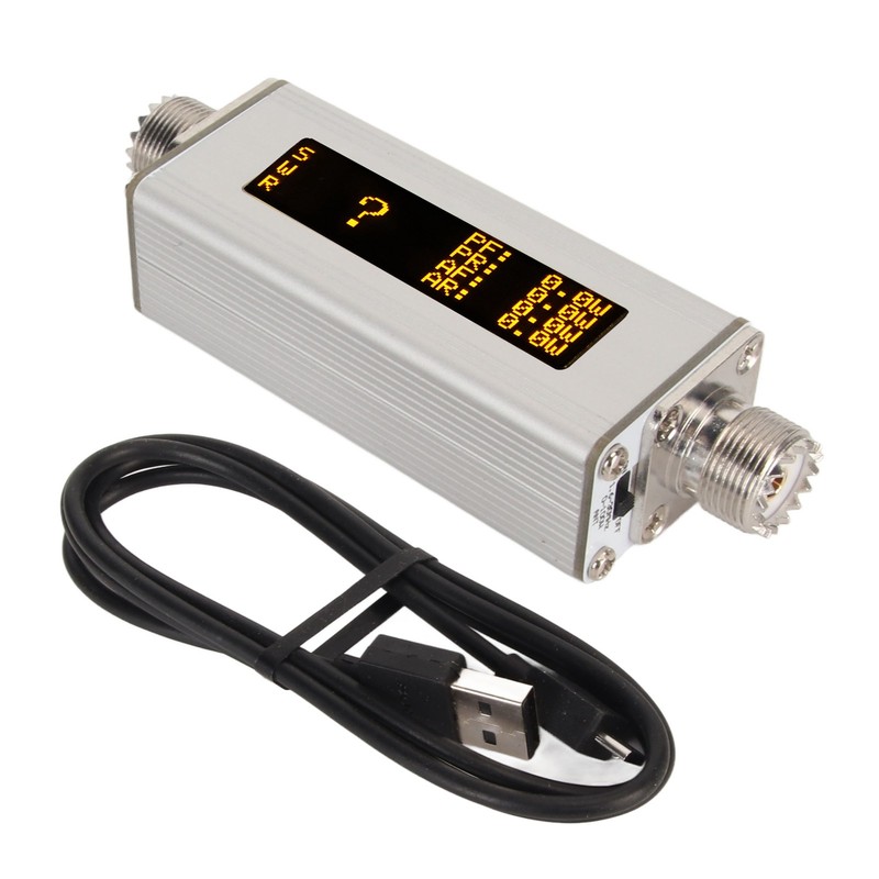Mini SWR Power Meter 1.6‑30MHz High Frequency 0‑100W 350mAh Shortwave