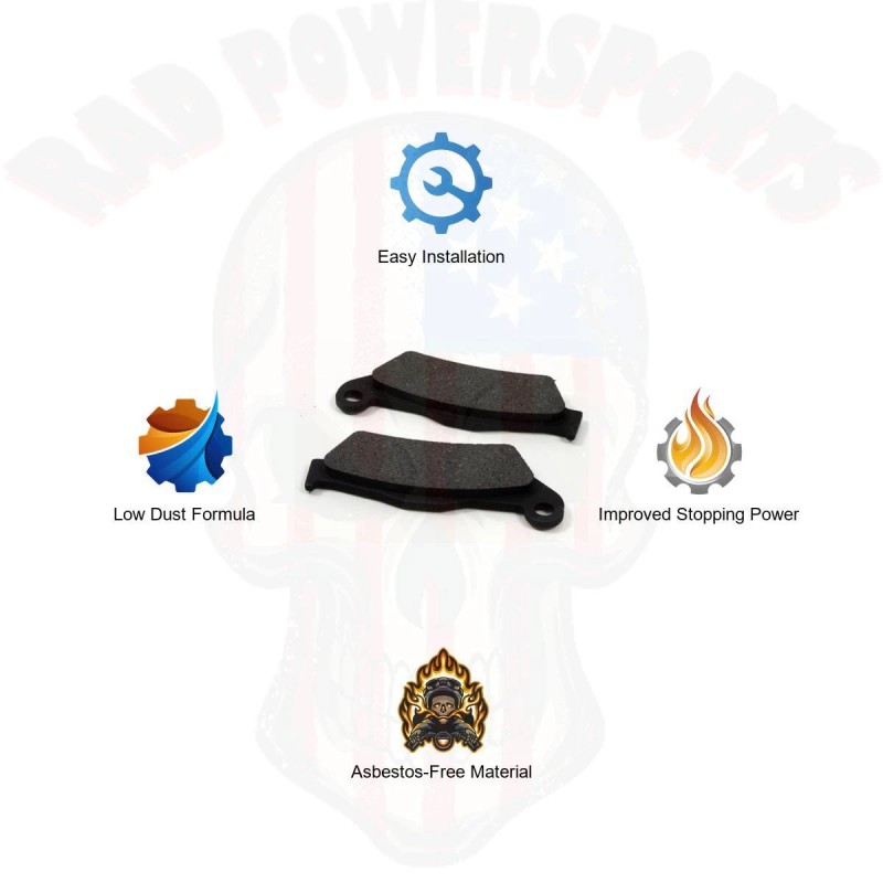 Rad Powersports Brake Pads for ATV/UTV - Wild Boar Semi-Metallic