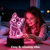 Lumipallas Cat Night Light Remote Control, Kitty Cute 3D Illusion