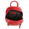 Samantha Look Women's Genuine Leather Backpack | | 019574, red