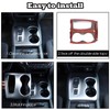 Heutamo Center Console Gear Shift Cup Holder Panel Trim Cover