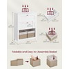 VASAGLE VASAGLE Bathroom Cabinet, Storage Cabinet and Bathroom Organizers, 2