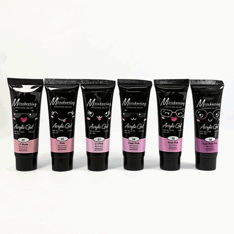 AcryGel Set 12 pcs - Nude Colors