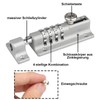 Gate Latch with Combination Lock, [Weatherproof] Spopal 120 mm 4-Digit