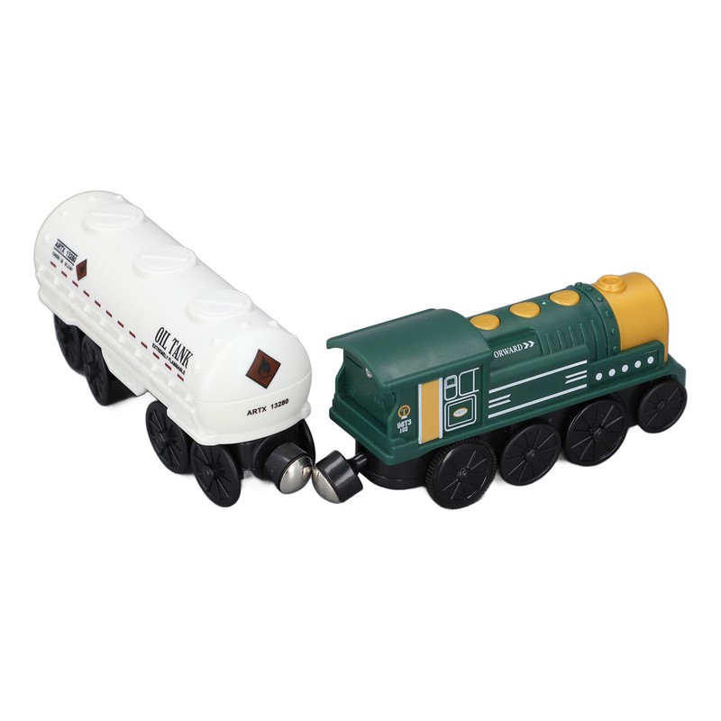 Battery Operated Action Locomotive Toy Vintage Magnetic Connection Powerful Engine