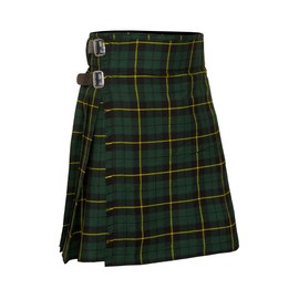 Allsafe Traders Men's 5 Yard Scottish Tartan Kilt, Highland Wedding Kilt (Wallace Hunting, 38''-40'' Belly Button)