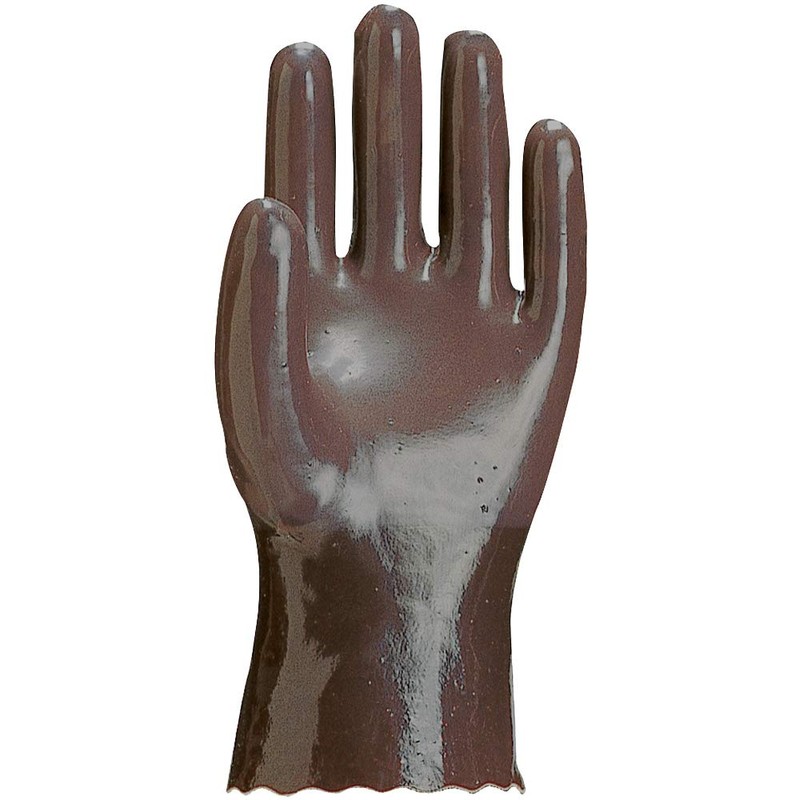 ATOM 214-D Rubber Hope Gloves with Lining Fabric L Size